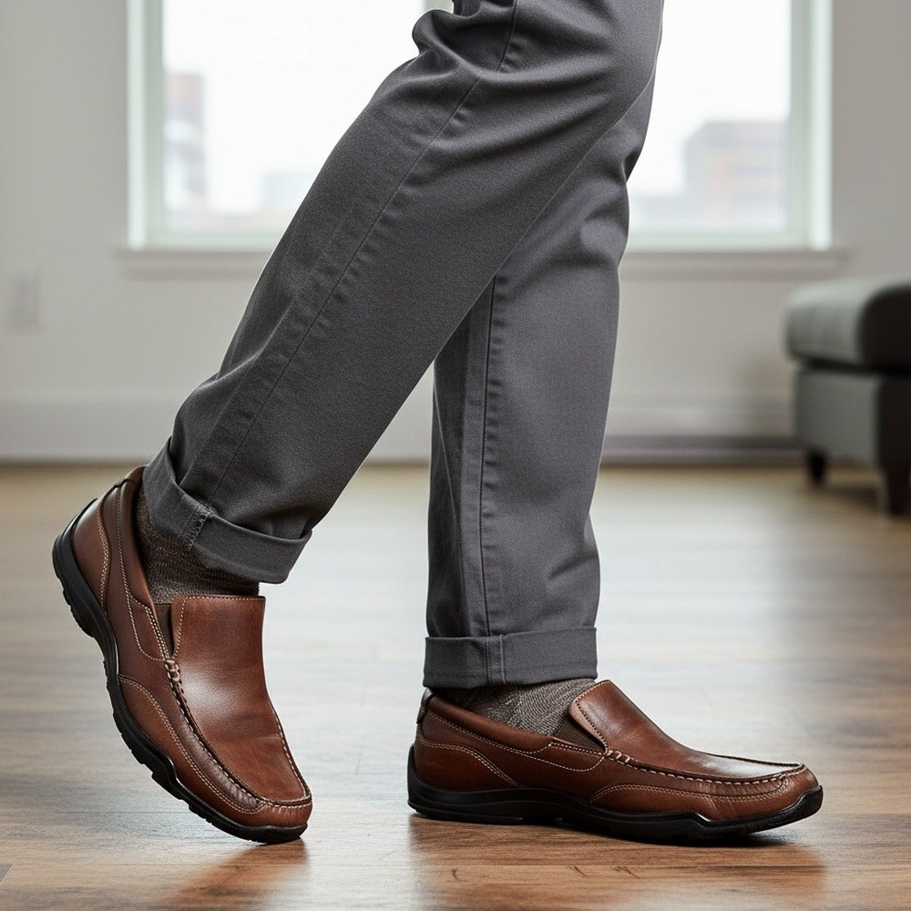 Cole Haan Tucker Venetian Leather Driving Loafer Mens Size‎ 11 Brown Slip On